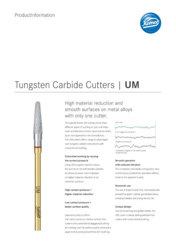 PI | Tungsten Carbide Cutters UM