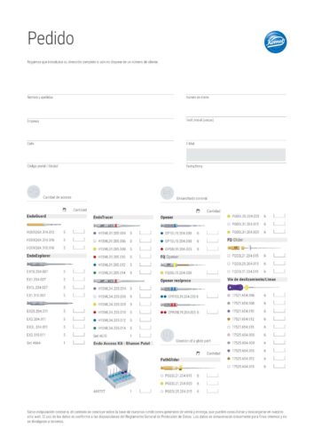 Ordering Guide ES | Endodontie