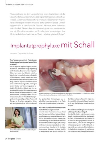 FB | Implantatprophylaxe mit Schall