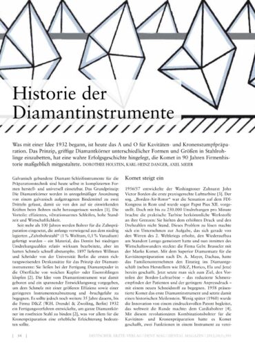 FB | Historie der Diamantinstrumente