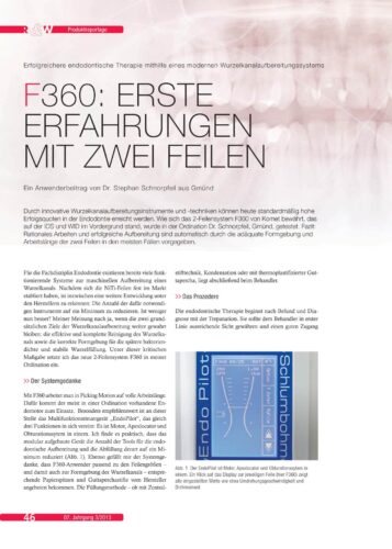 FB | F360 erste Erfahrungen mit zwei Feilen