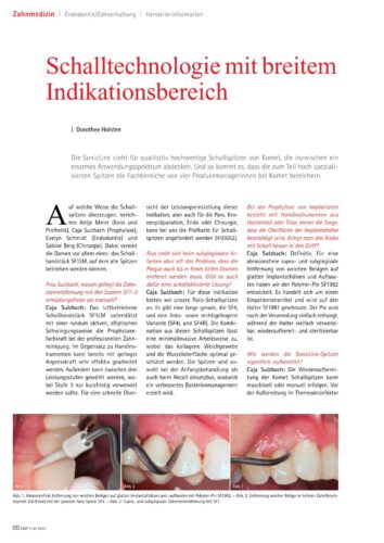 FB | Schalltechnologie mit breitem Indikationsbereich