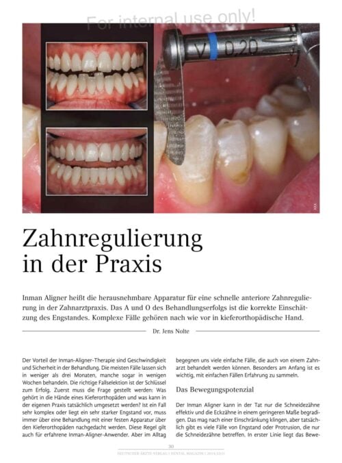 FB | Zahnregulierung in der Praxis