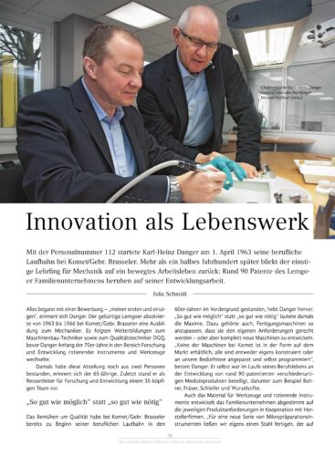 FB | Innovation als Lebenswerk