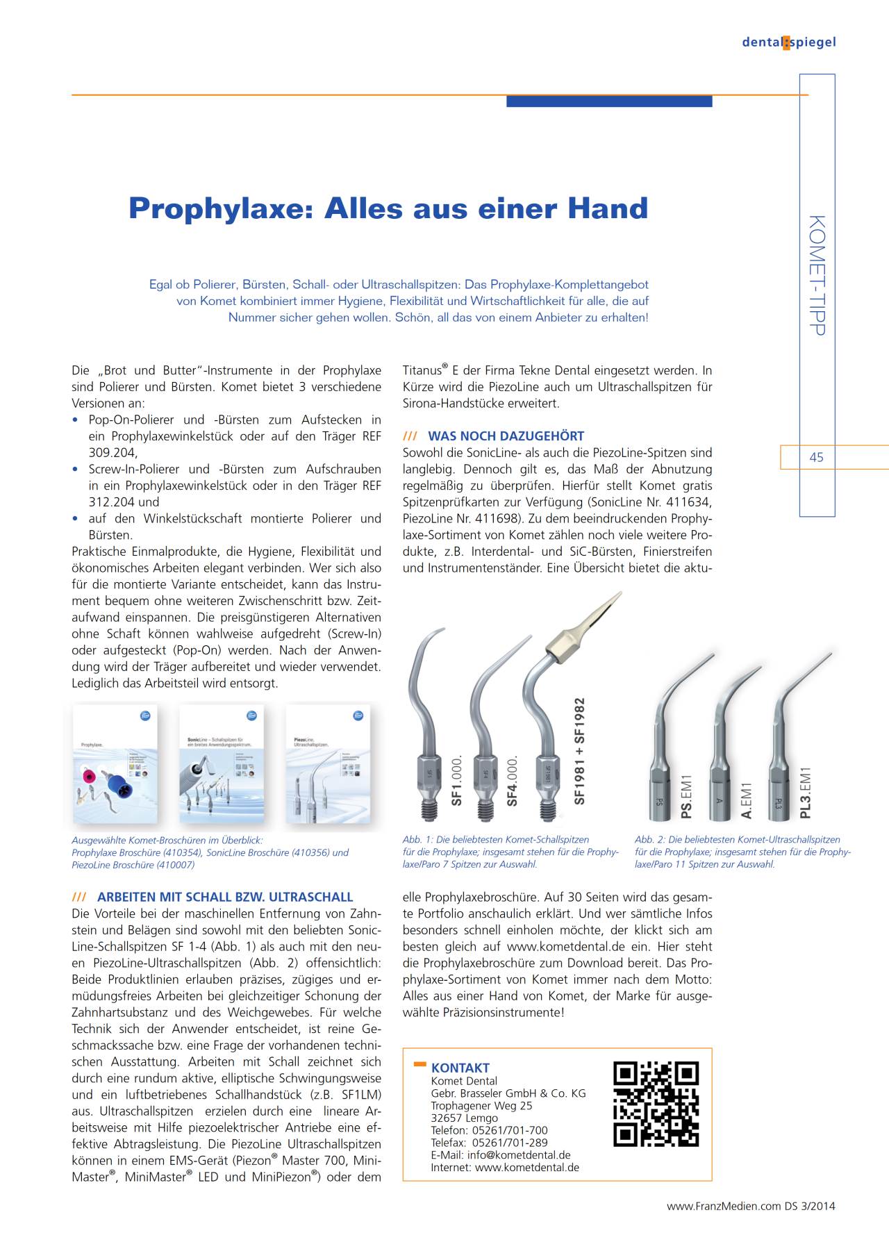 KometTipp 2014_03 › Komet Dental