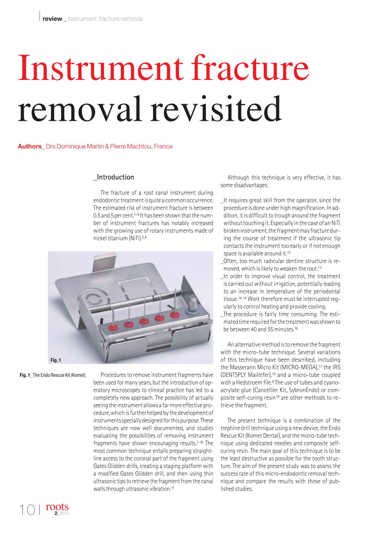 Revue de Presse Endo Rescue › Komet Dental