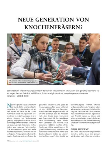 FB | Neue Generation von Knochenfräsern?