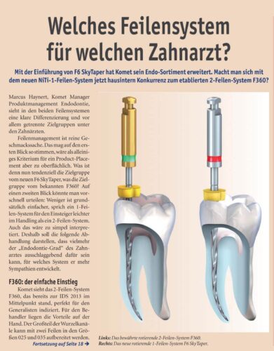 FB | Welches Feilensystem für welchen Zahnarzt?