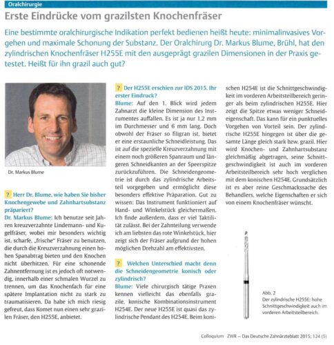 FB | Erste Eindrücke vom grazilsten Knochenfräser