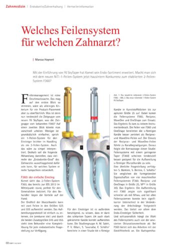 FB | Welches Feilensystem für welchen Zahnarzt?