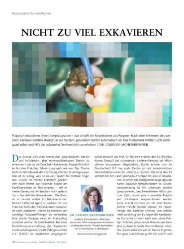 FB | Nicht zu viel exkavieren