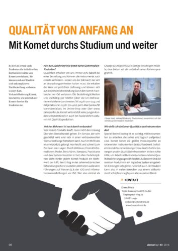 FB | Mit Komet durchs Studium und weiter