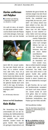 FB | Karies entfernen mit Polybur - Kein Risiko