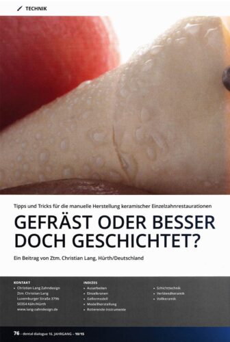 FB | Gefräst oder besser doch geschichtet?