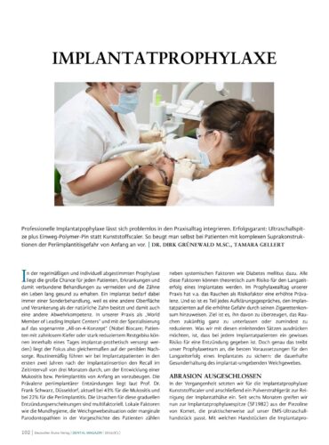 FB | Implantatprophylaxe