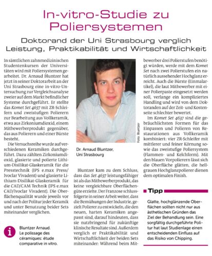 FB | In-vitro-Studie zu Poliersystemen