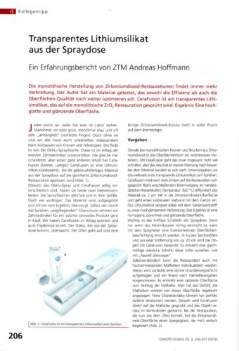 FB | Transparentes Lithiumsilikat aus der Spraydose