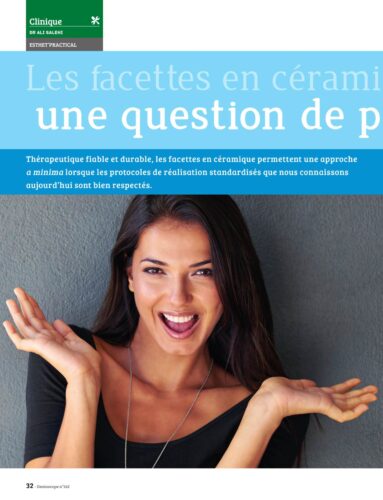 Revue de Presse | Les facettes en céramique : une question de protocole