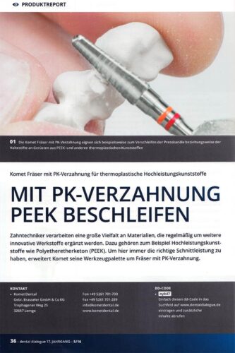 FB | Mit PK-Verzahnung PEEK beschleifen