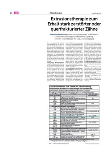 FB | Extrusionstherapie