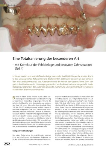 FB | Eine Totalsanierung der besonderen Art (Teil 4)