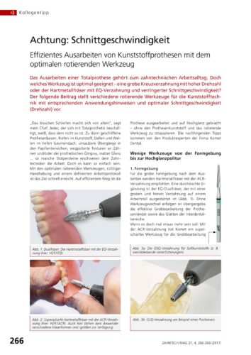 FB | Achtung: Schnittgeschwindigkeit