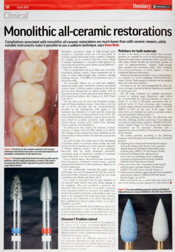 FB | Monolithic all-ceramic restorations