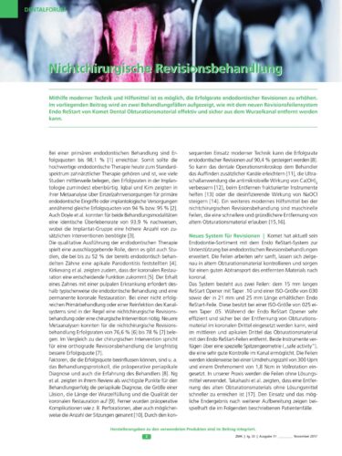 FB | Nichtchirurgische Revisionsbehandlung