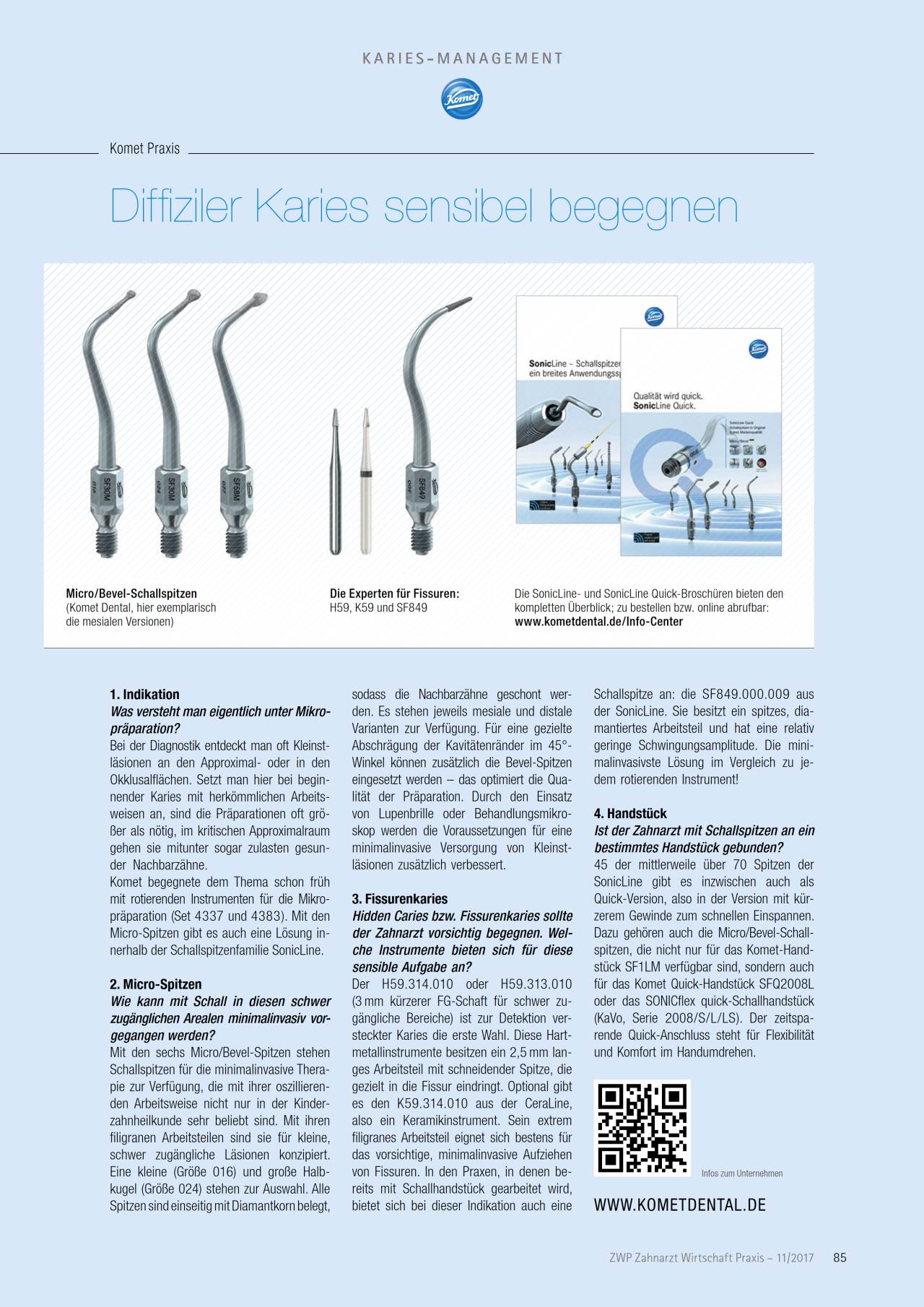 KometPraxis l 2017_11 › Komet Dental