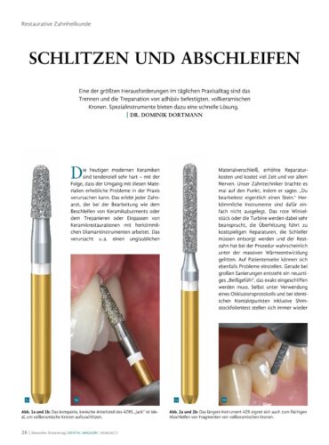 FB | Schlitzen und Abschleifen