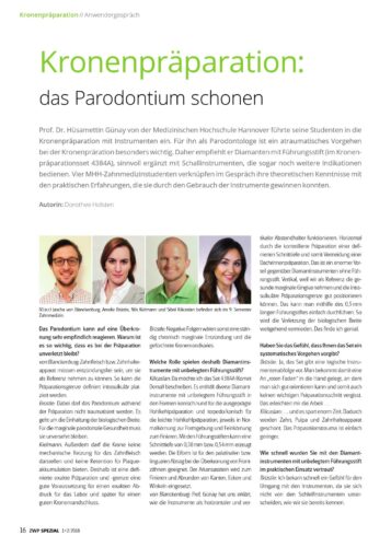 FB | Kronenpräparation: das Parodontium schonen