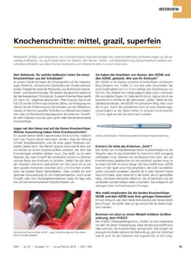 FB | Knochenschnitte: mittel, grazil, superfein