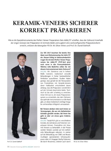 FB l Keramik-Veneers sicherer korrekt präparieren