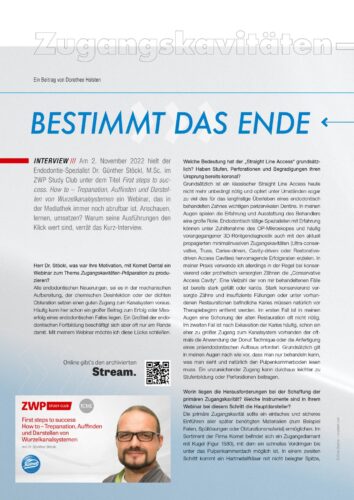 FB | Zugangskavitäten - Bestimmt das Ende