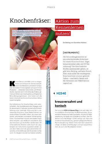 FB | Knochenfräser: Aktion zum Kennenlernen nutzen!