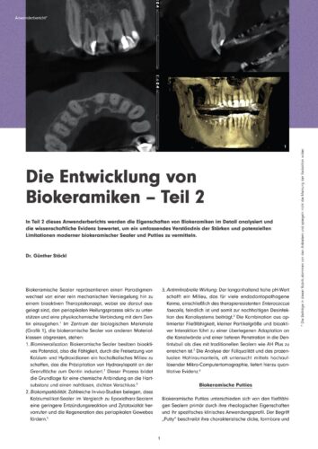 FB | Die Entwicklung von Biokeramiken - Teil 2
