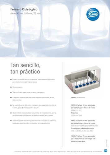 Produktflyer | Fresero Quirúrgico