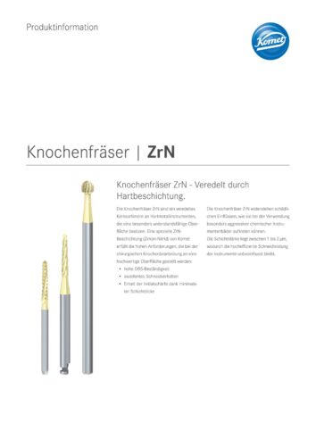 PI | Knochenfräser ZrN
