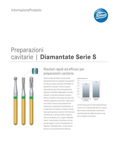 Informazione prodotti | Diamantate Serie S