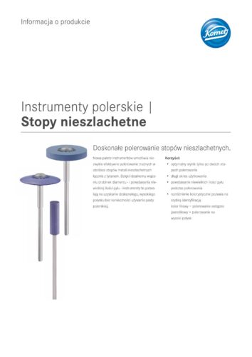 PI | Stopy nieszlachetne