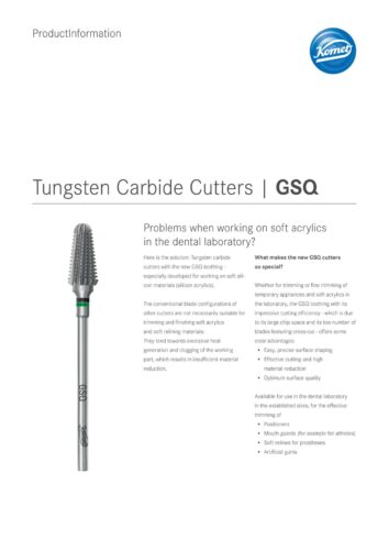PI | Tungsten Carbide Cutters GSQ