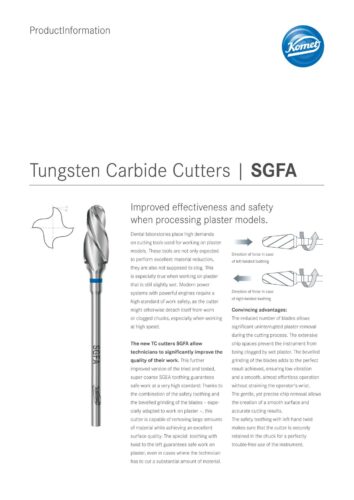 PI | Tungsten Carbide Cutters SGFA