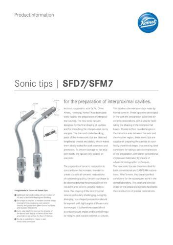 PI | Sonic tips SFD7/SFM7
