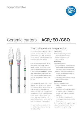 PI | Ceramic cutters ACR/EQ/GSQ