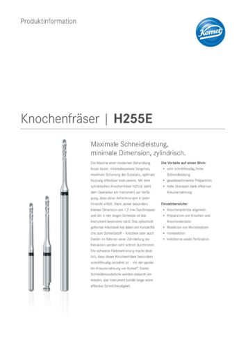 PI | Knochenfräser H255E