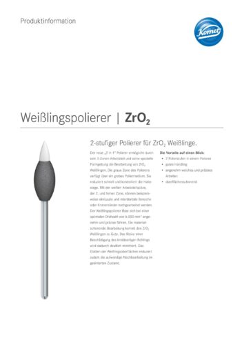 PI | Weißlingspolierer ZrO2