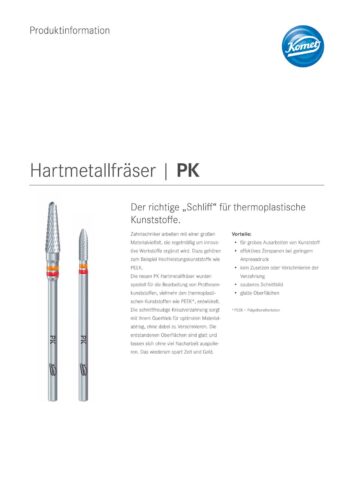 PI | Hartmetallfräser | PK