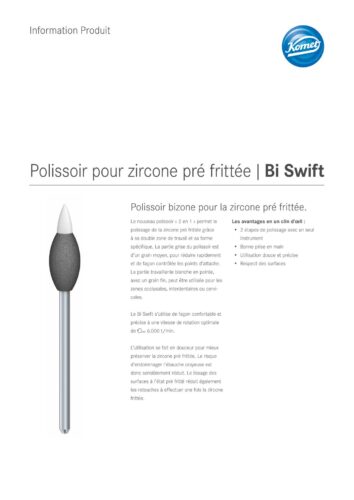 Information Produit | Bi Swift