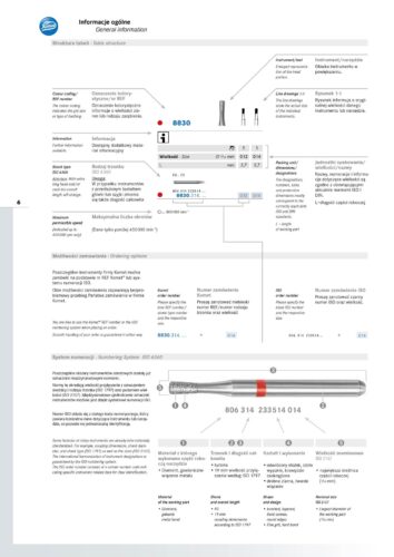 Wskazówka ogólna | General note | Katalog | Catalog