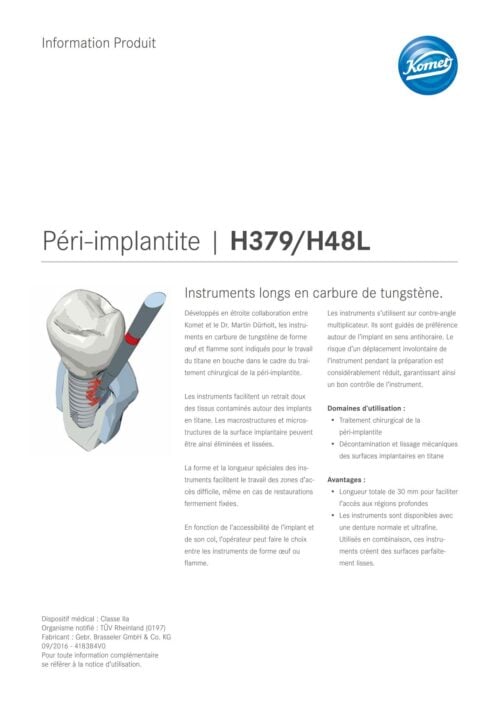 PI | Péri-implantite | H379/H48L